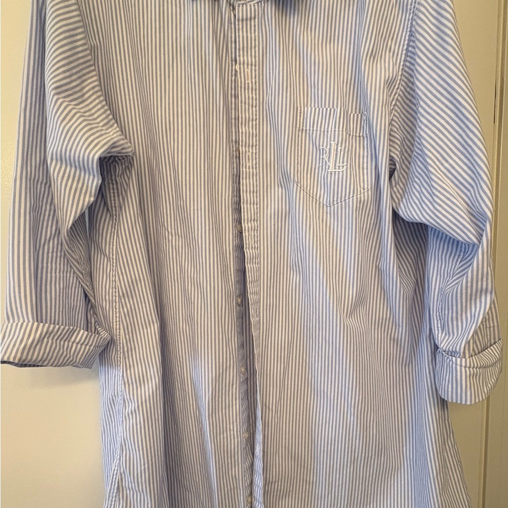 Ralph Lauren Blue lounge/pajama shirt